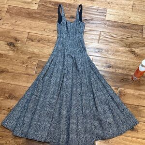 STAUD Charcoal and Black Maxi Dress